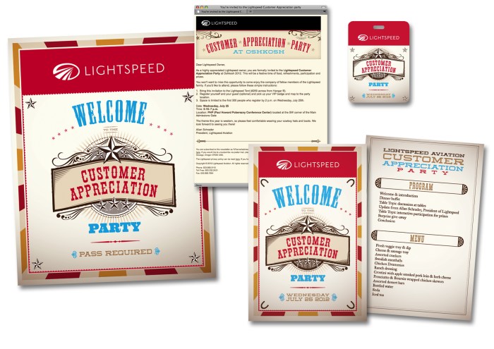 cust party deliverables