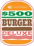 $500 Burger Deluxe contest logo