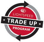 Lightspeed Trade Up Program logo