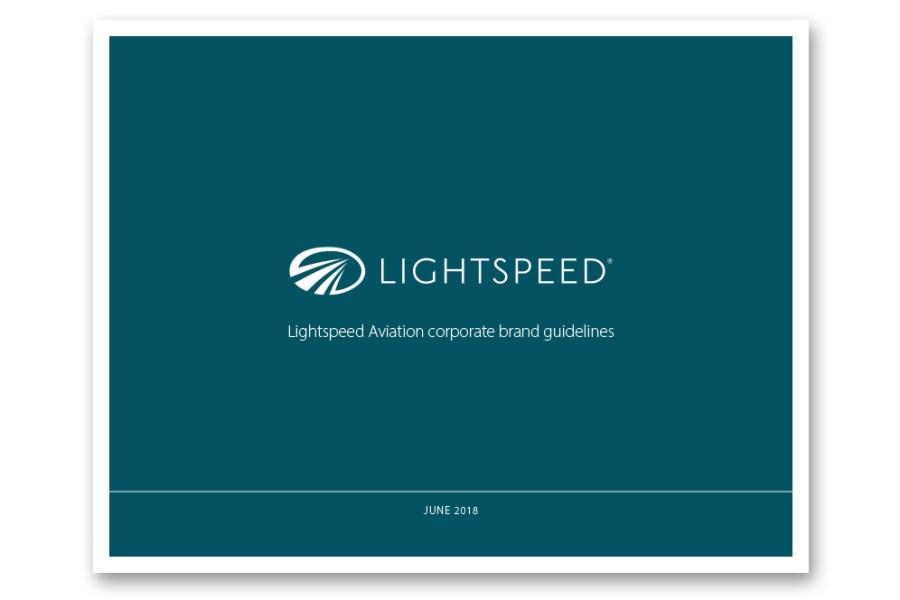 2018 Lightspeed brand guidelines cover