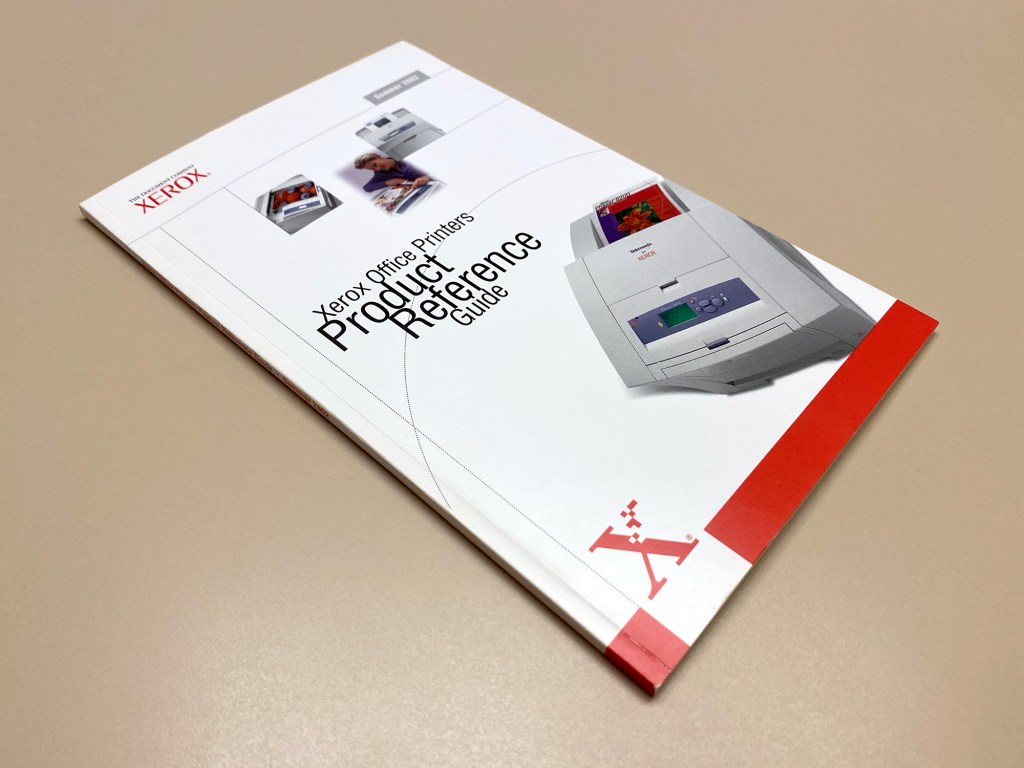 Xerox Office Printers Product Reference Guide booklet
